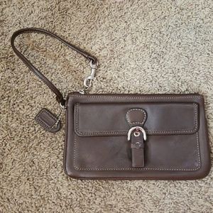 coach wristlet don't think it's real but cute